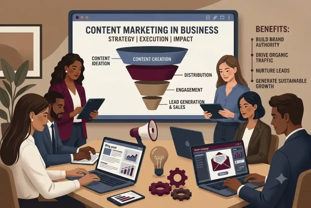 content marketing in bussiiness-content marketing service page-conatent marketing service in dammam